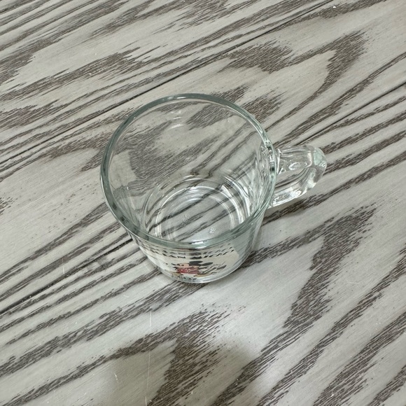 Vintage Anchor Hocking Magician Mickey Mouse 1937 Replica Souvenir Clear Mug - Picture 3 of 6